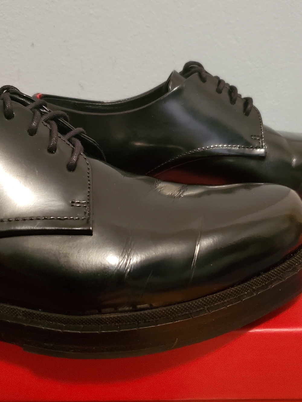 Hugo Boss Men’s Derby Lug Shoes - Picture 3 of 16